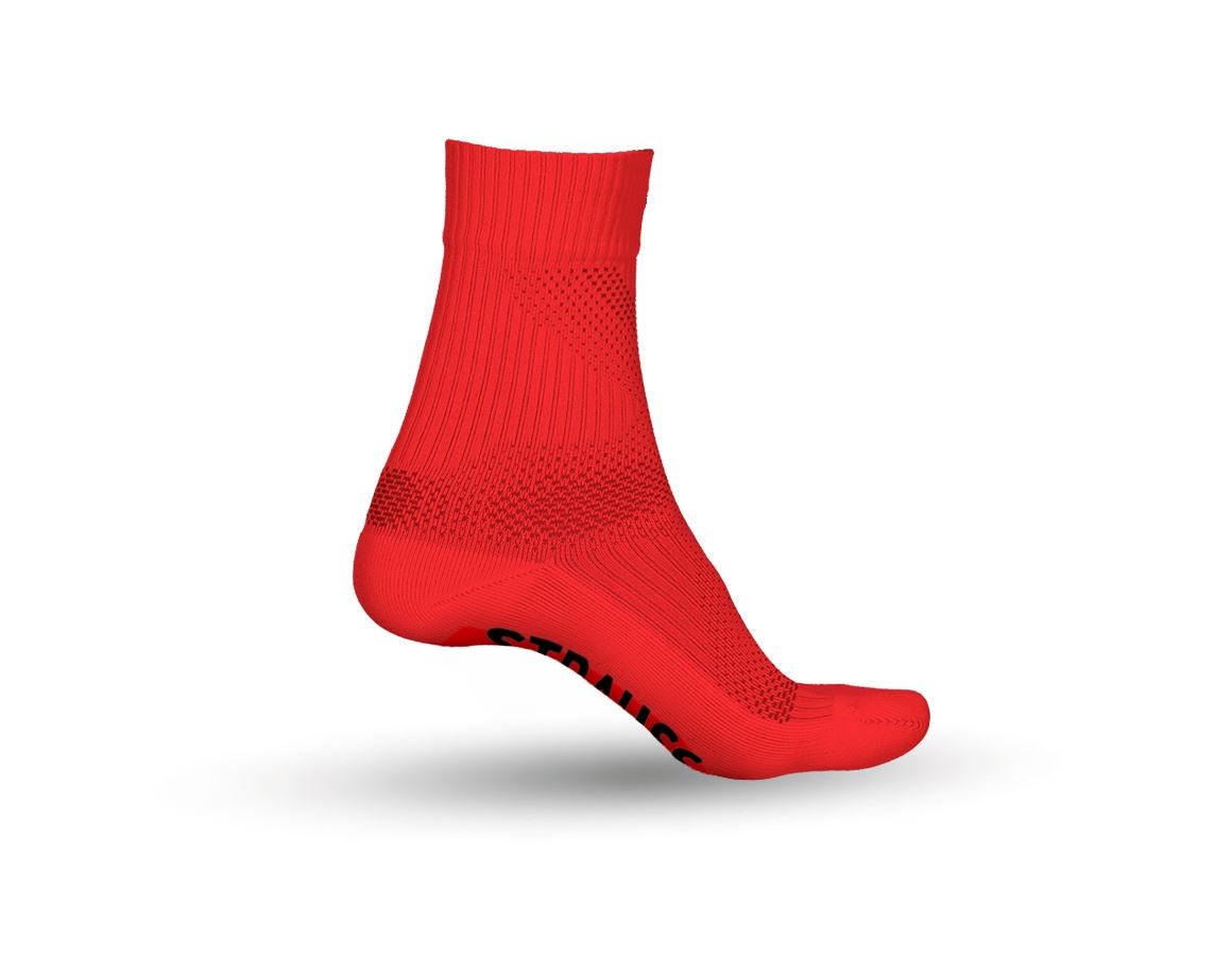Socks: e.s. All-season socks function light/high + high-vis red/black
