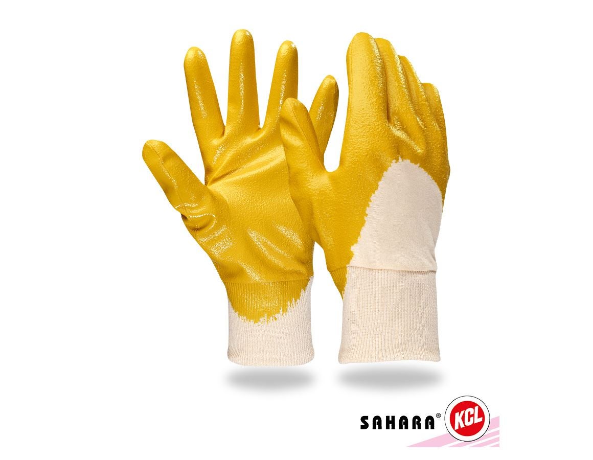 Coated: Nitrile gloves Sahara