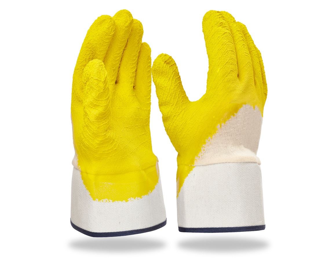 Beschichtet: Latex-Handschuhe, Stulpe, 12er Pack