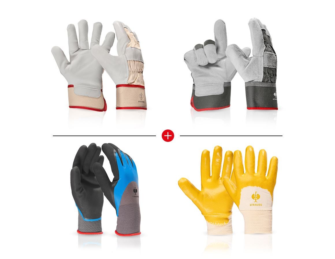 Sets | Accessories: TEST-SET: Gloves with high mechanical protection