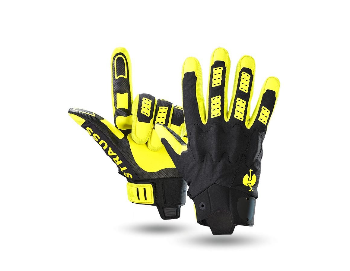 Hybrid: Gloves e.s.trail allseason + black/acid yellow