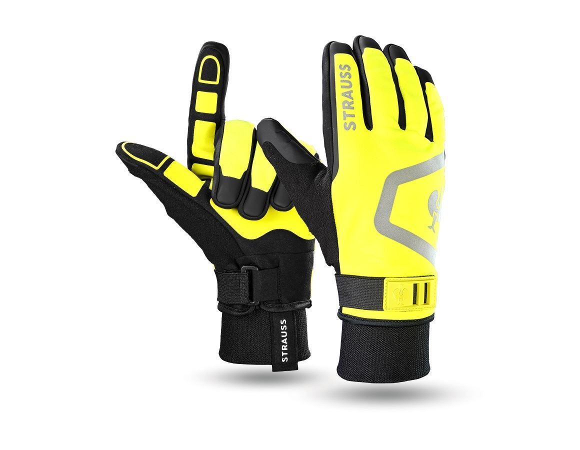 Hybrid: Gloves e.s.trail winter + black/acid yellow