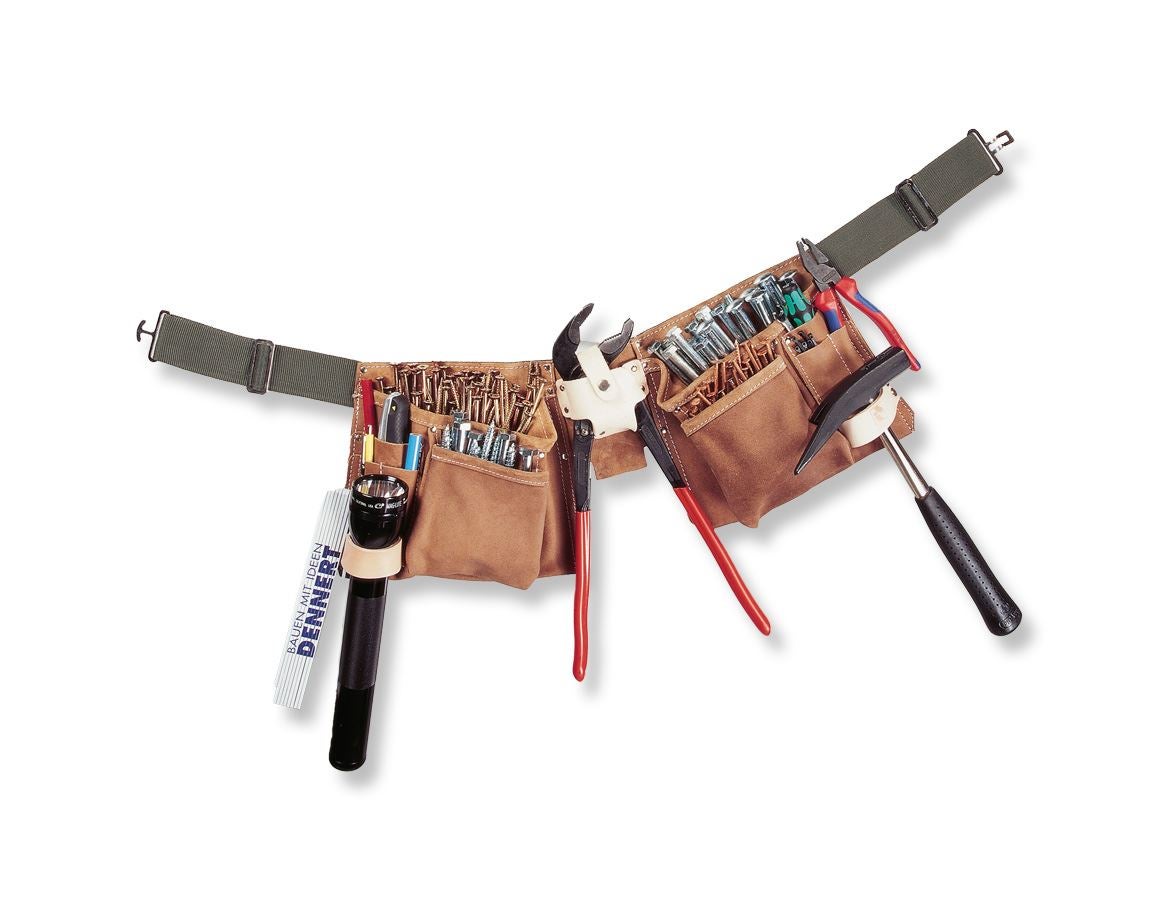 Sacoches à outils: Tablier à outils, brun + brun