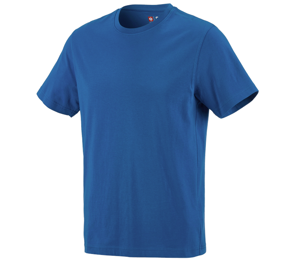 Shirts & Co.: e.s. T-Shirt cotton + enzianblau