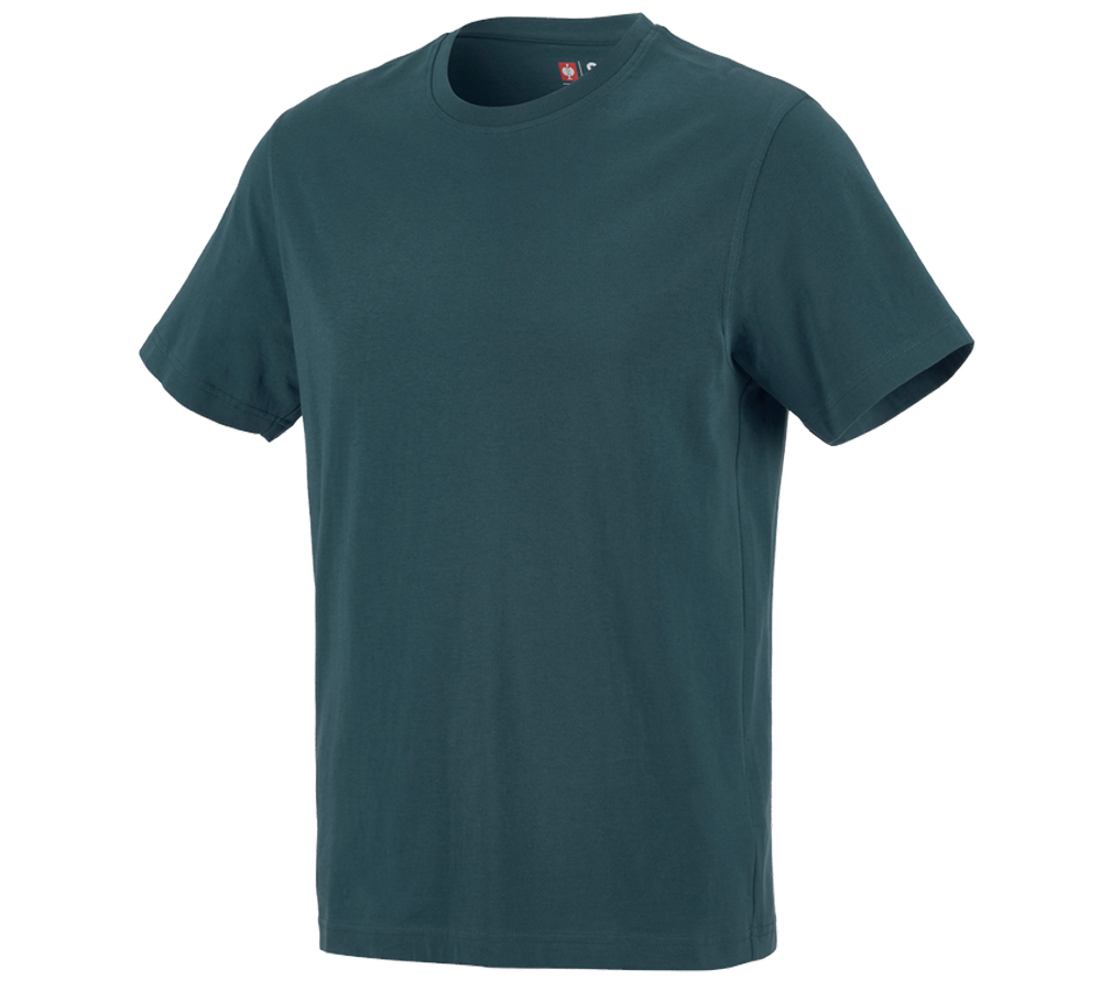 Shirts, Pullover & more: e.s. T-shirt cotton + seablue
