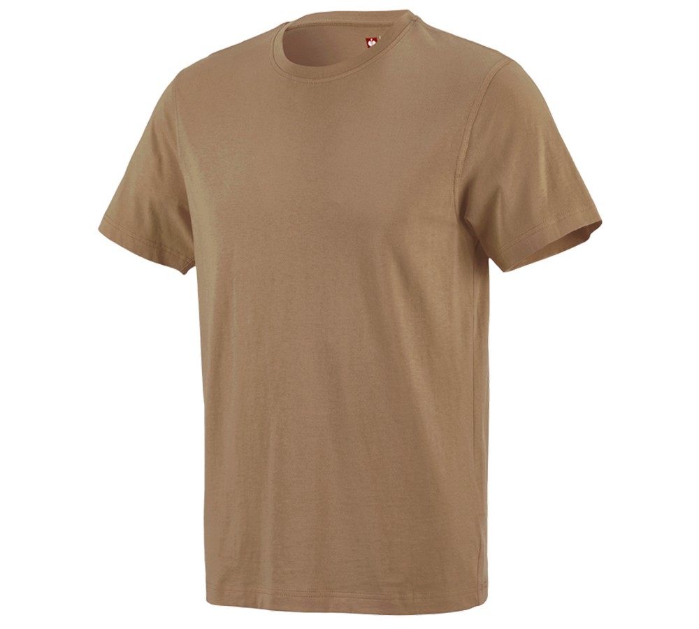 Shirts, Pullover & more: e.s. T-shirt cotton + khaki