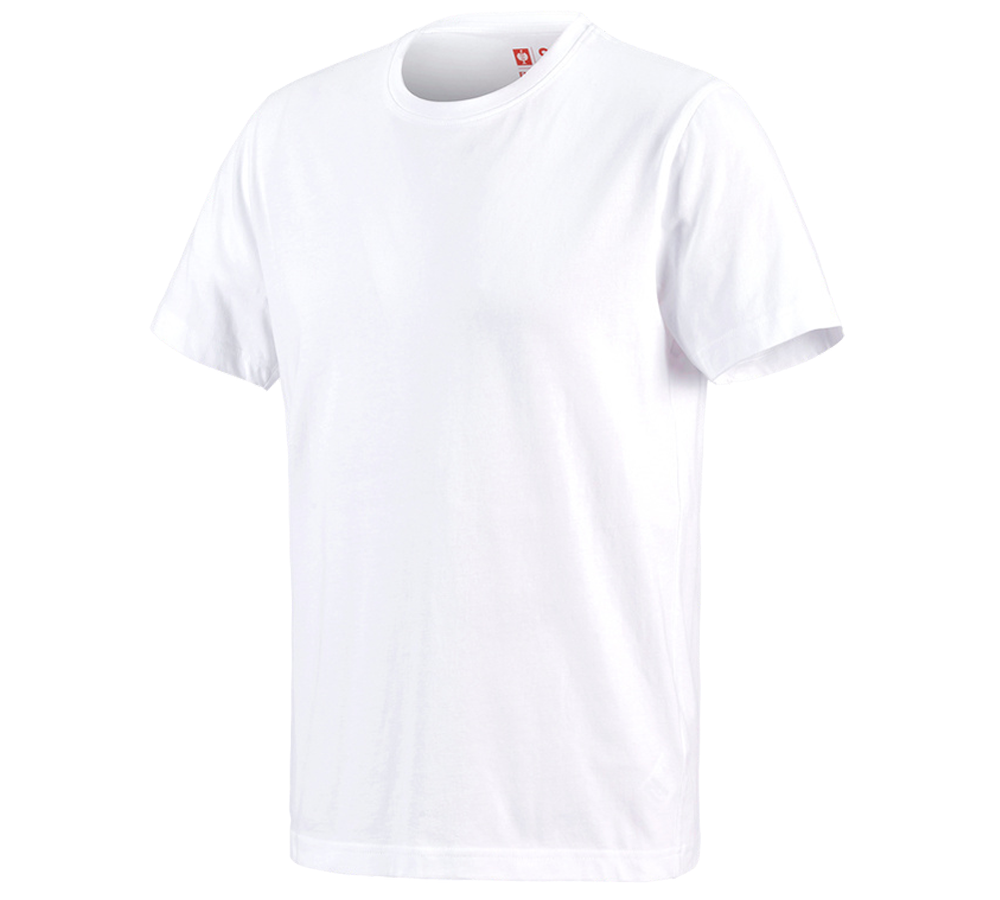 Shirts, Pullover & more: e.s. T-shirt cotton + white