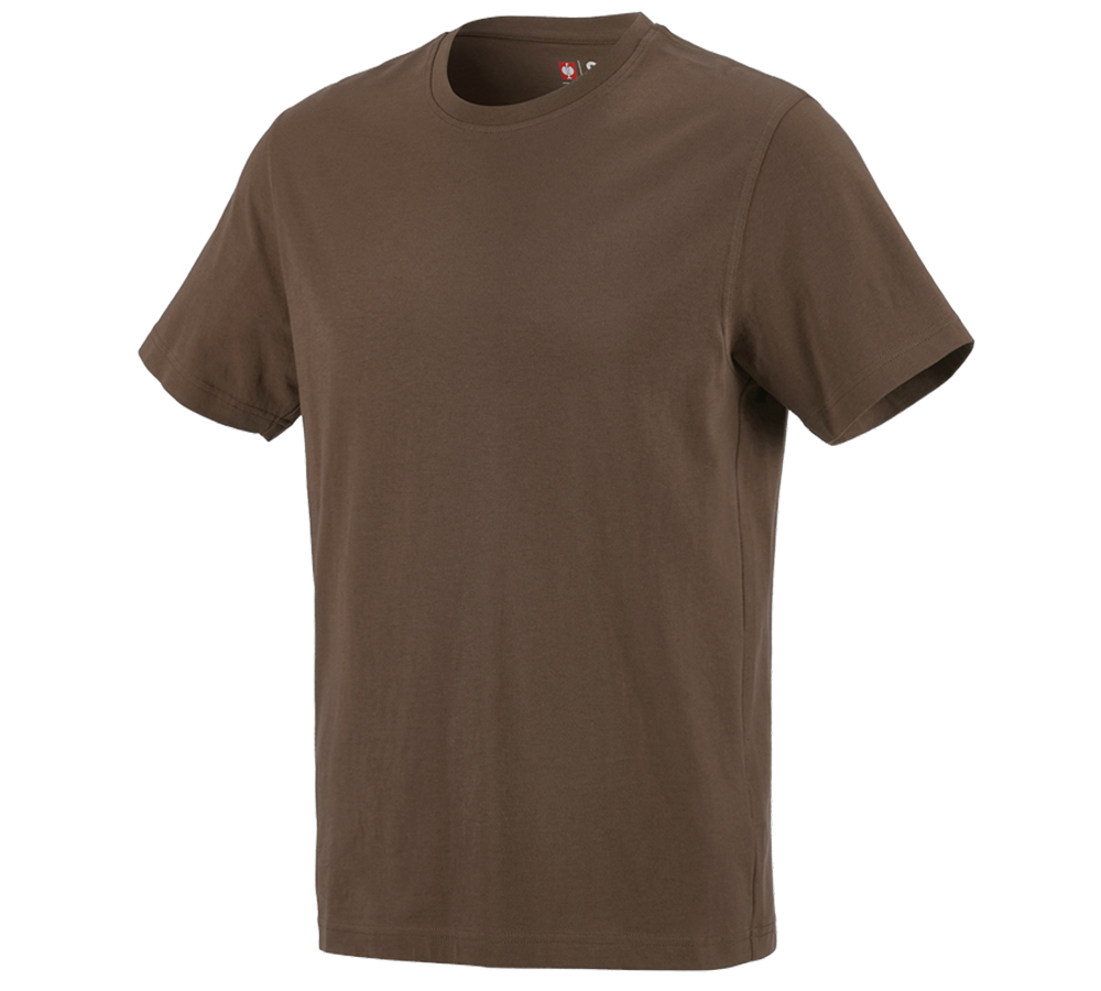 Shirts, Pullover & more: e.s. T-shirt cotton + hazelnut