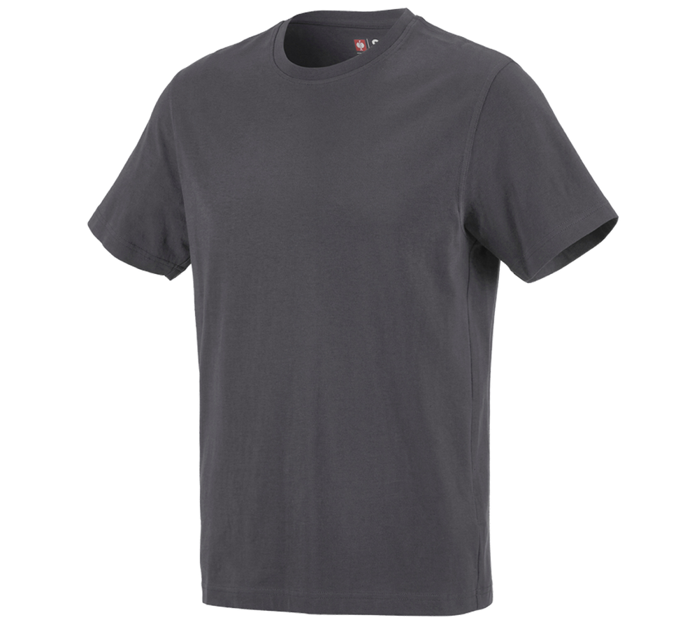 Shirts, Pullover & more: e.s. T-shirt cotton + anthracite
