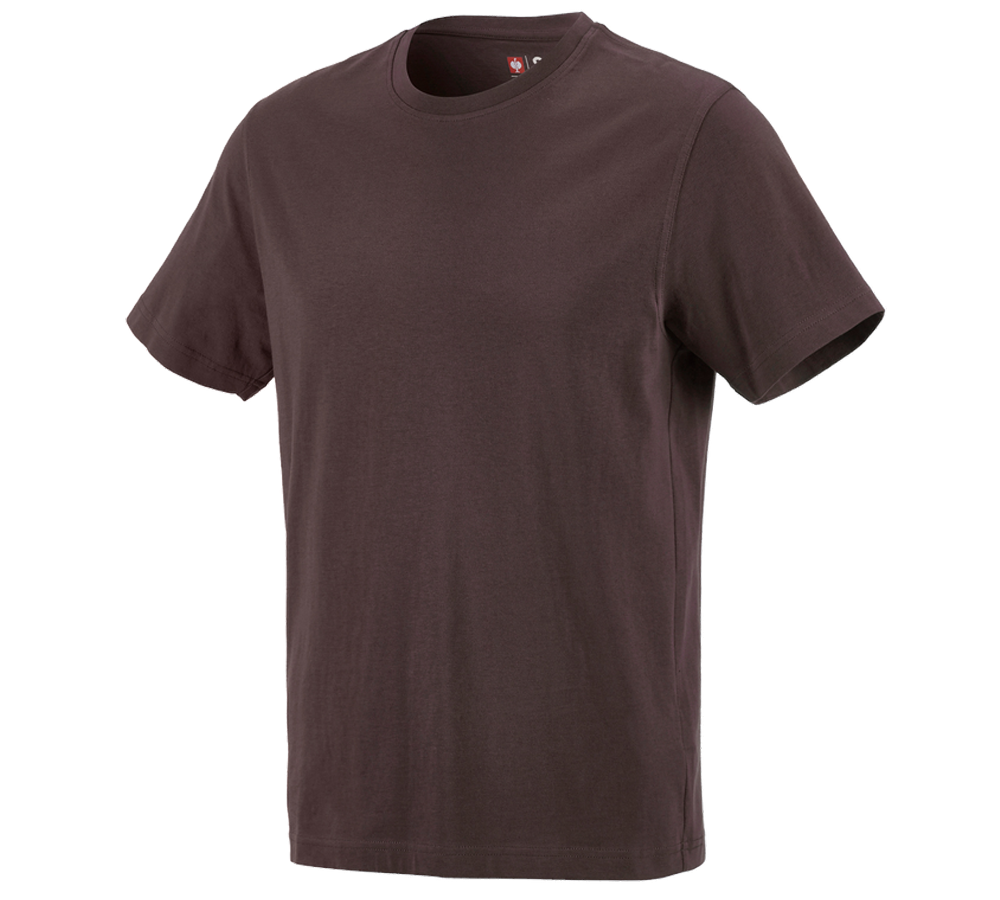 Shirts, Pullover & more: e.s. T-shirt cotton + brown