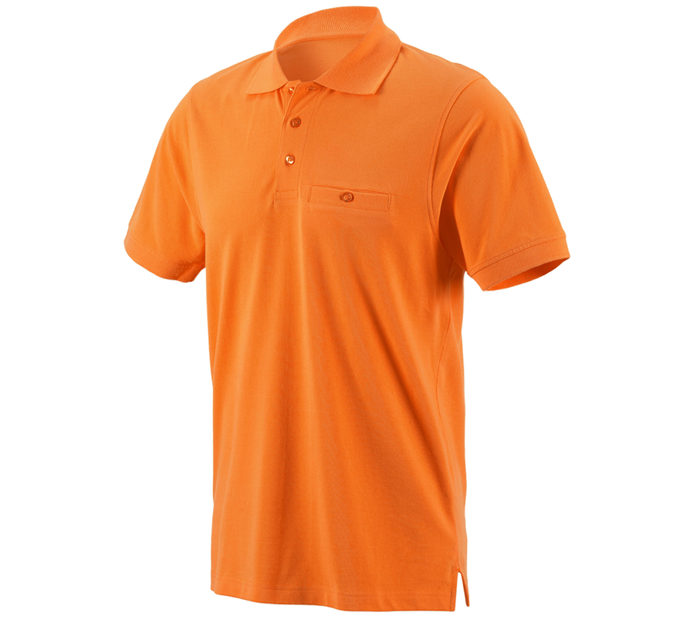 Thèmes: e.s. Polo cotton Pocket + orange