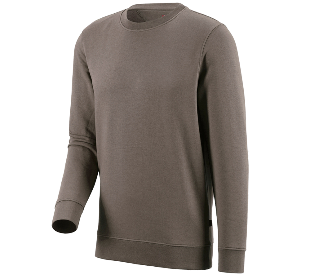 Shirts, Pullover & more: e.s. Sweatshirt poly cotton + pebble