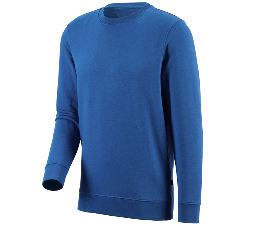 Shirts, Pullover & more: e.s. Sweatshirt poly cotton + gentian blue