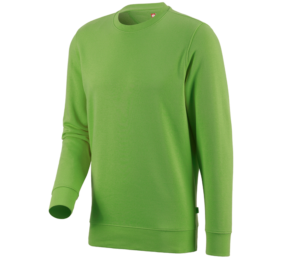 Shirts, Pullover & more: e.s. Sweatshirt poly cotton + sea green