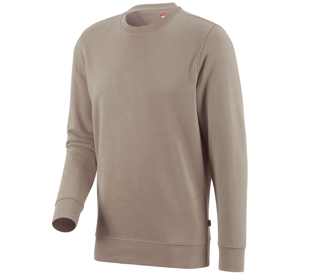 Shirts, Pullover & more: e.s. Sweatshirt poly cotton + clay
