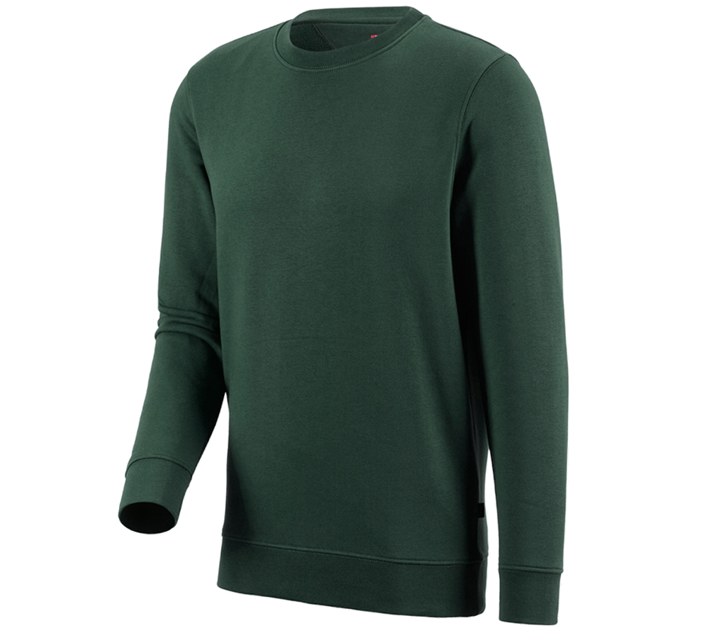 Shirts, Pullover & more: e.s. Sweatshirt poly cotton + green