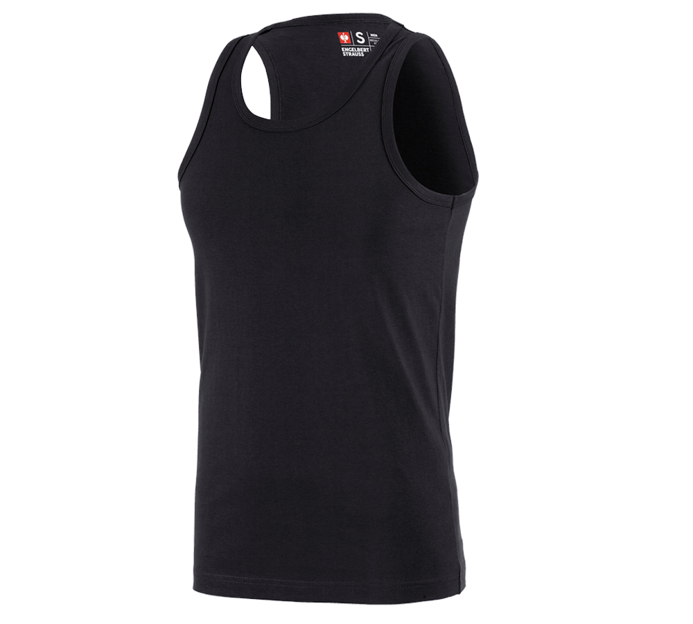 Shirts & Co.: e.s. Athletic-Shirt cotton + schwarz