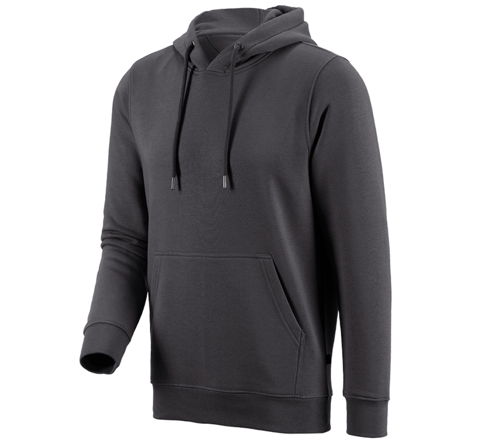 Shirts, Pullover & more: e.s. Hoody sweatshirt poly cotton + anthracite