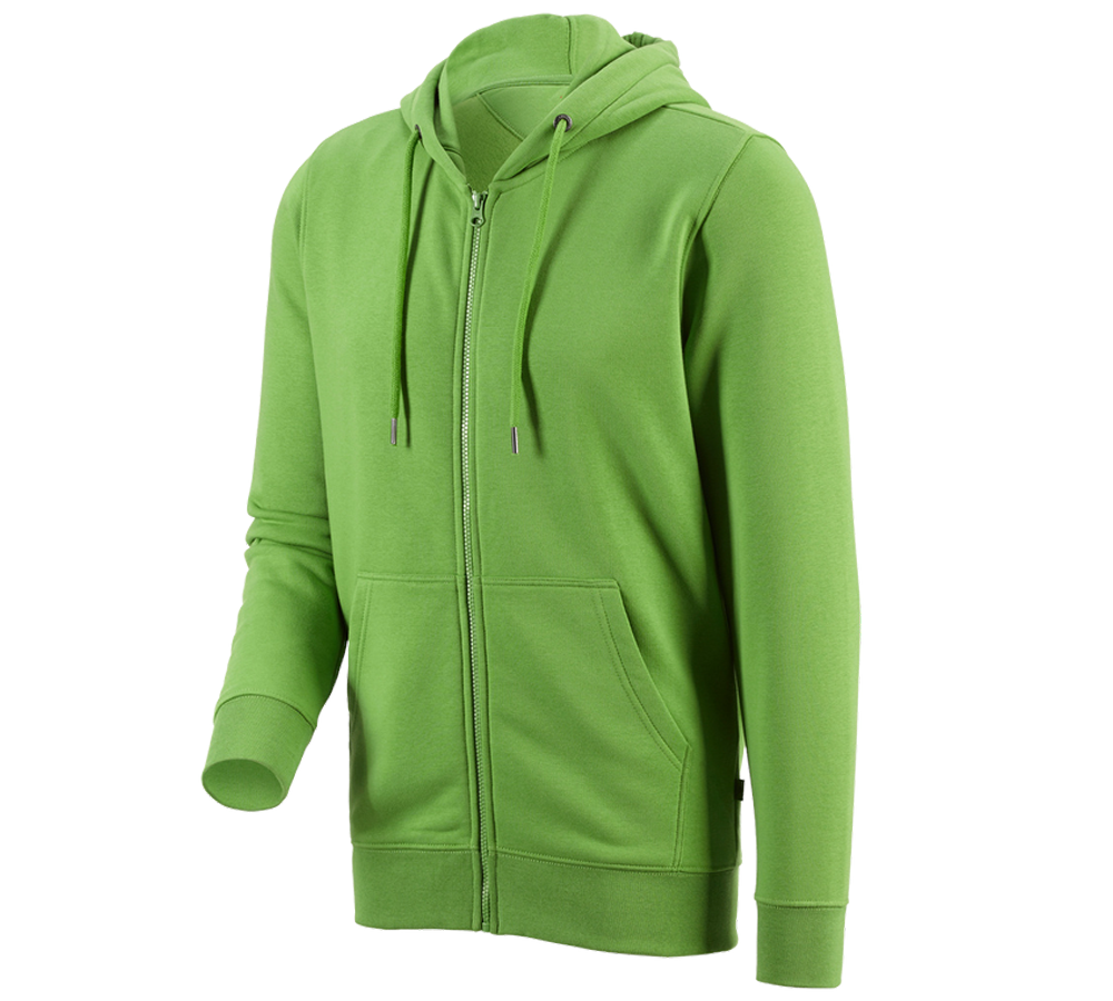 Shirts, Pullover & more: e.s. Hoody sweatjacket poly cotton + seagreen