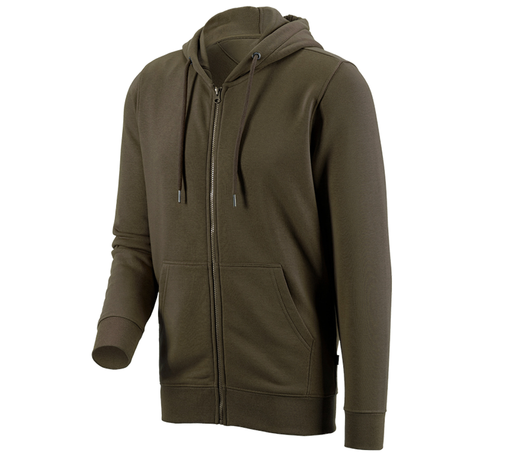 Shirts, Pullover & more: e.s. Hoody sweatjacket poly cotton + olive