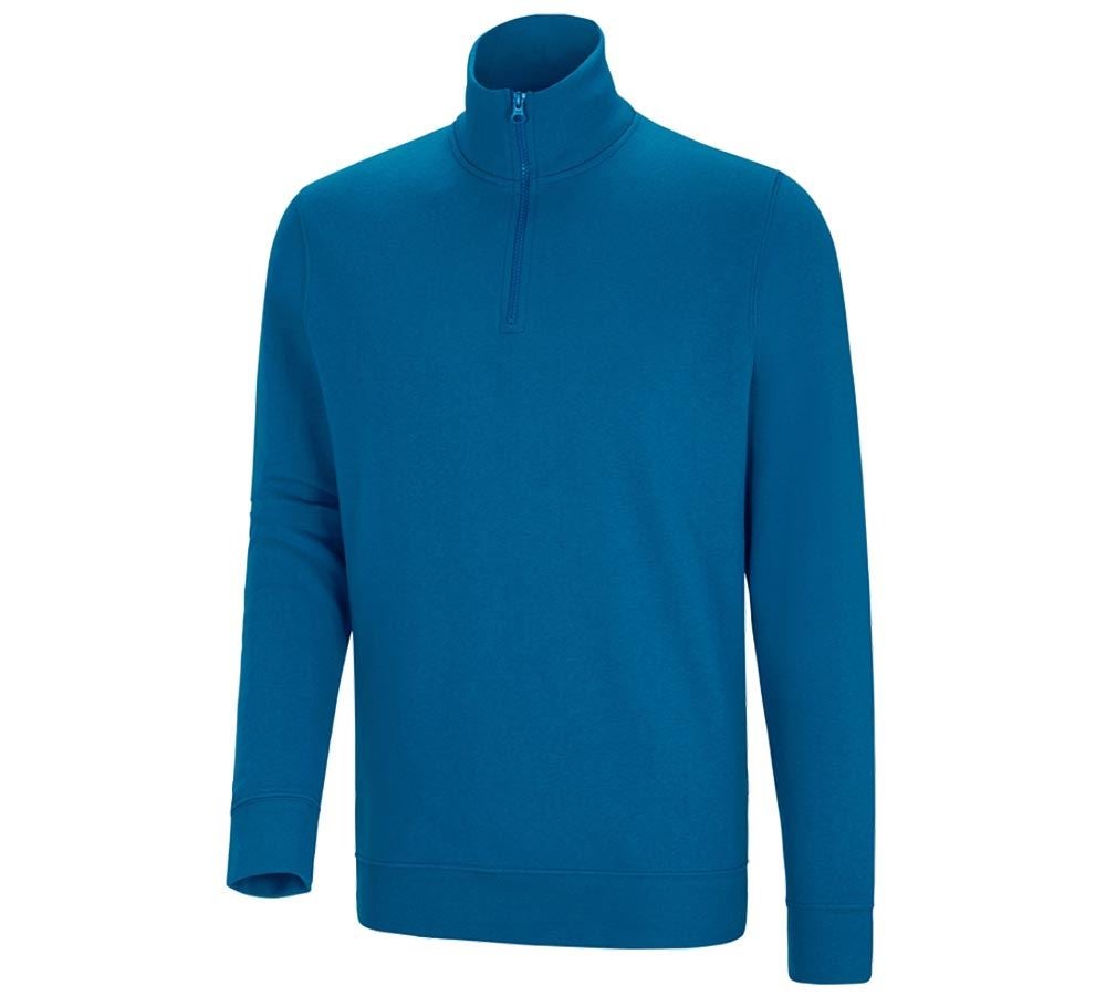 Shirts & Co.: e.s. ZIP-Sweatshirt poly cotton + atoll