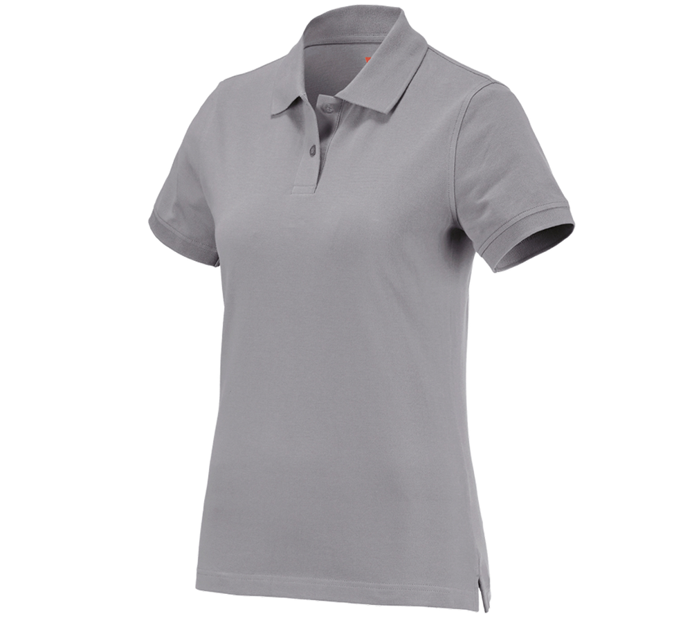 Shirts & Co.: e.s. Polo-Shirt cotton, Damen + platin
