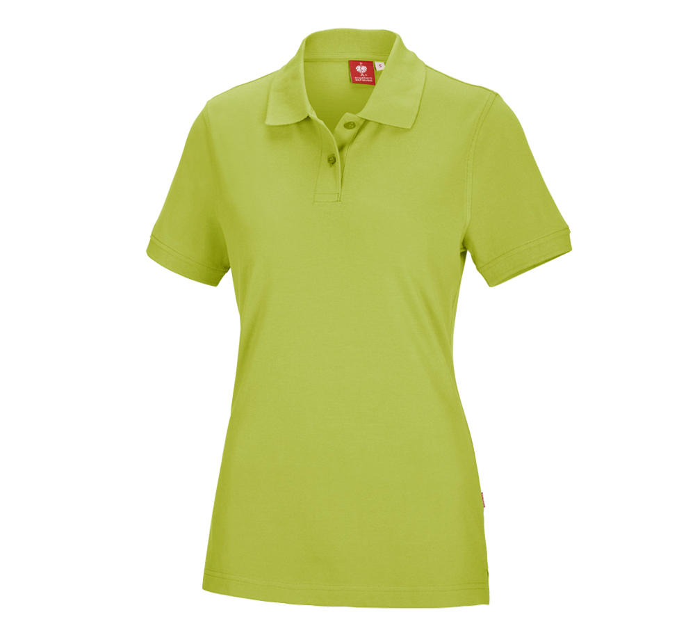 Themen: e.s. Polo-Shirt cotton, Damen + maigrün