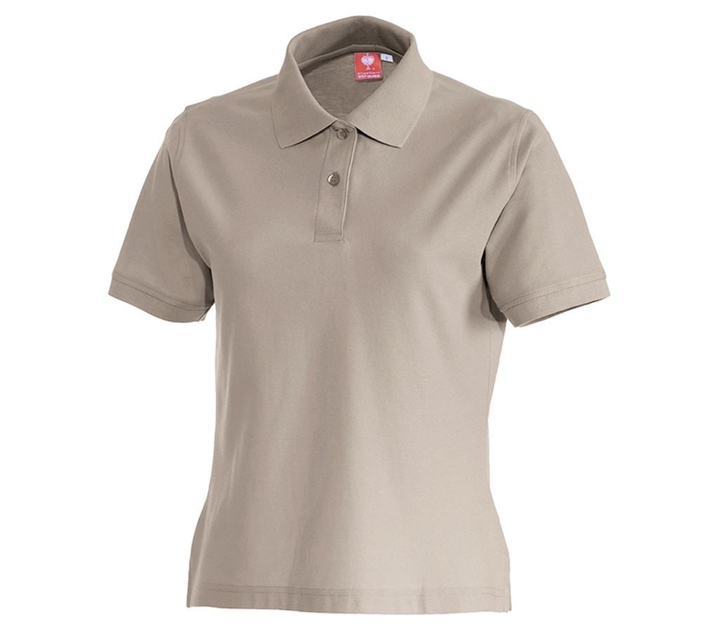 Shirts, Pullover & more: e.s. Polo shirt cotton, ladies' + clay