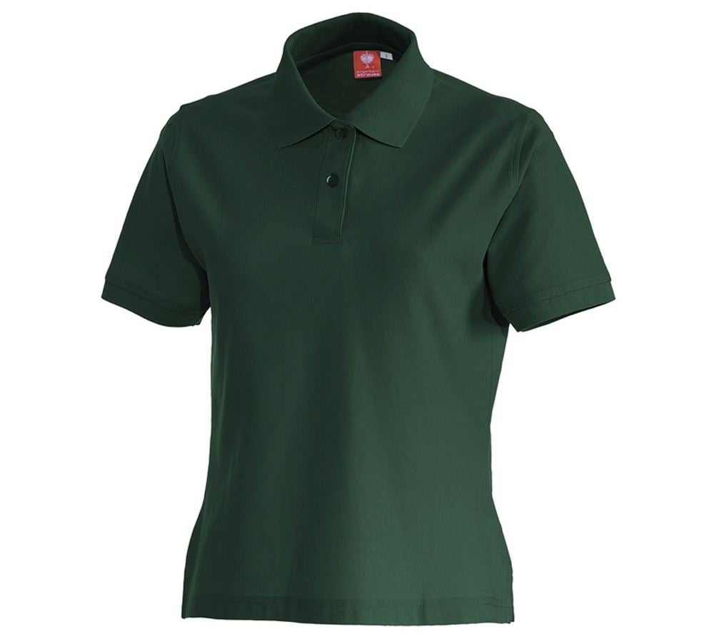 Themen: e.s. Polo-Shirt cotton, Damen + grün