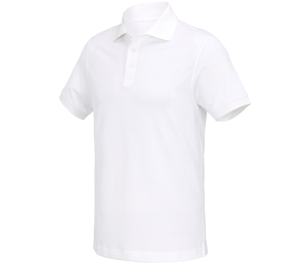 Themen: e.s. Polo-Shirt cotton Deluxe + weiß