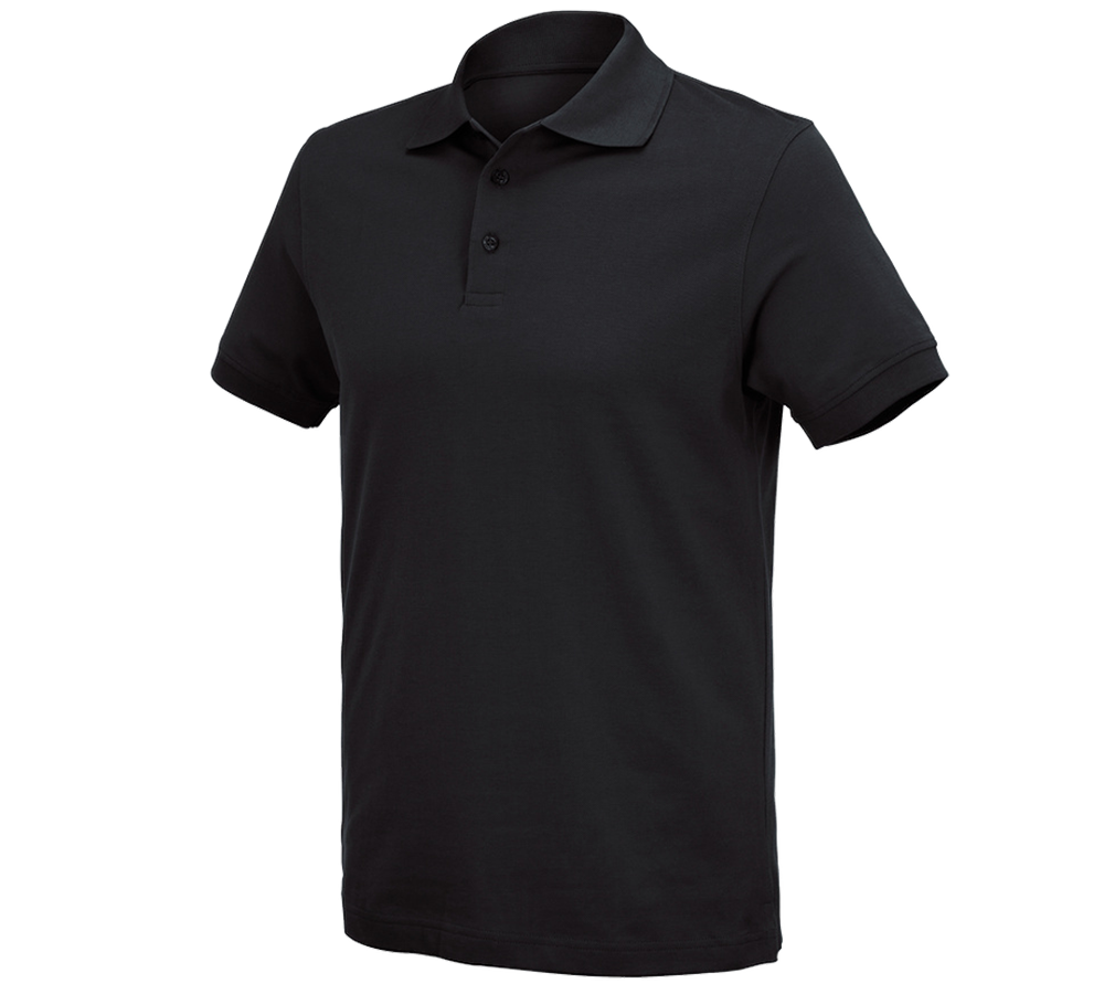 Themen: e.s. Polo-Shirt cotton Deluxe + schwarz