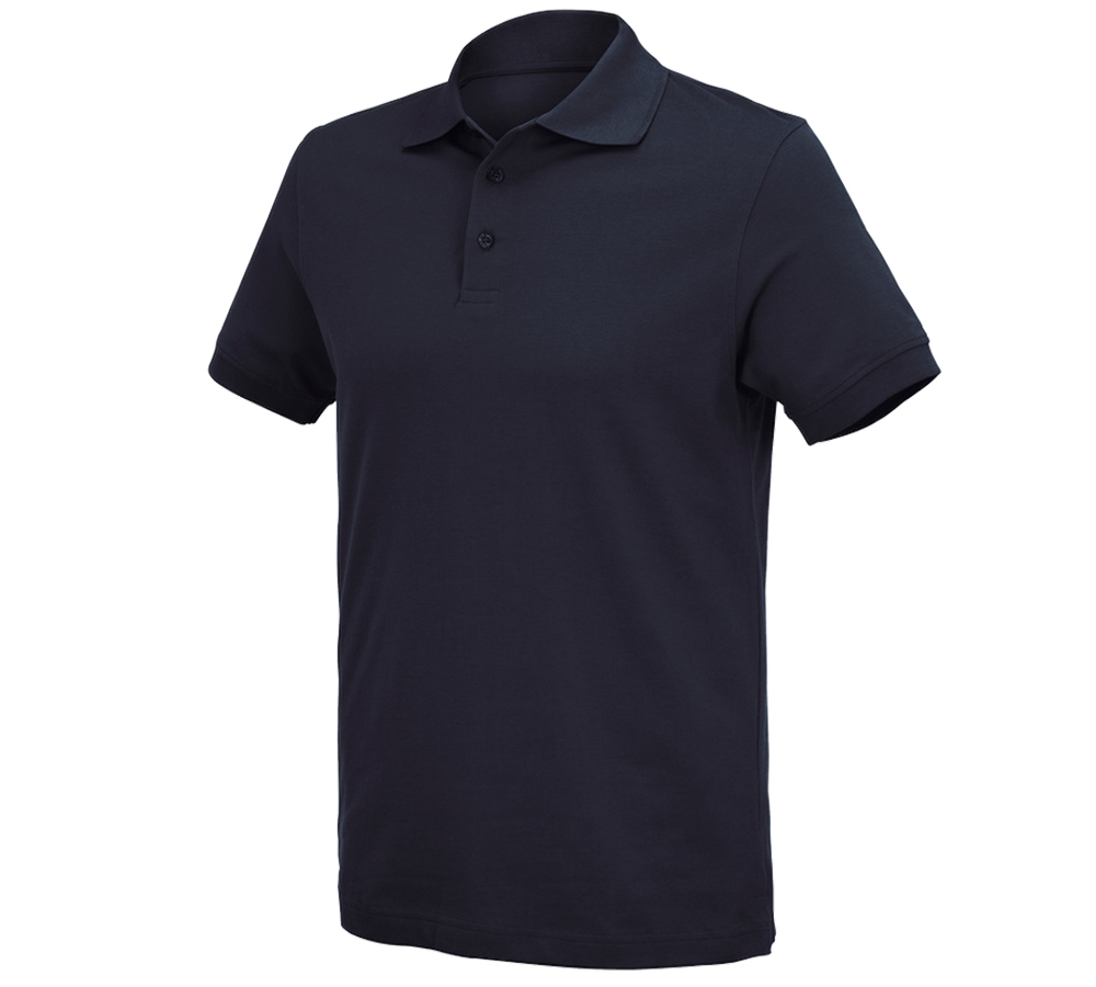 Shirts, Pullover & more: e.s. Polo shirt cotton Deluxe + navy