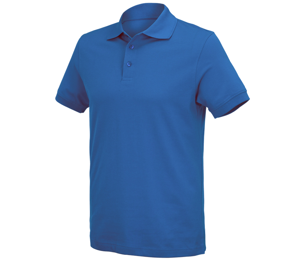 Shirts, Pullover & more: e.s. Polo shirt cotton Deluxe + gentian blue