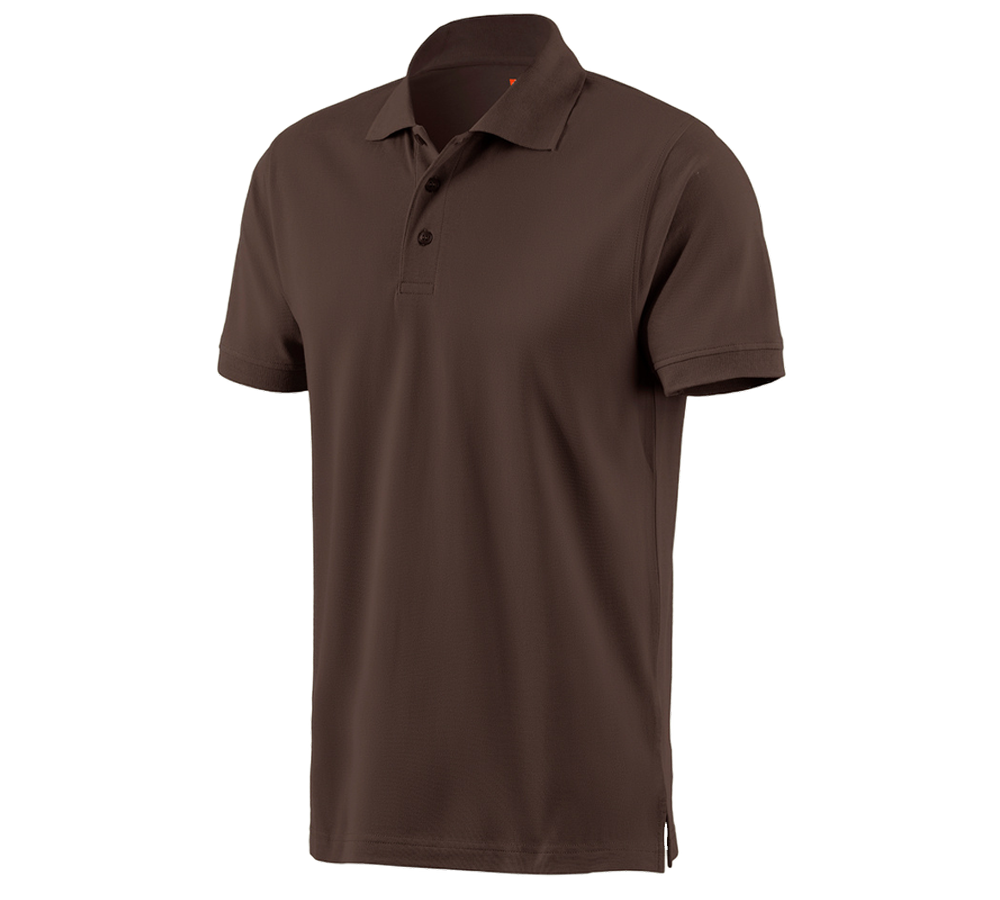 Shirts & Co.: e.s. Polo-Shirt cotton + kastanie