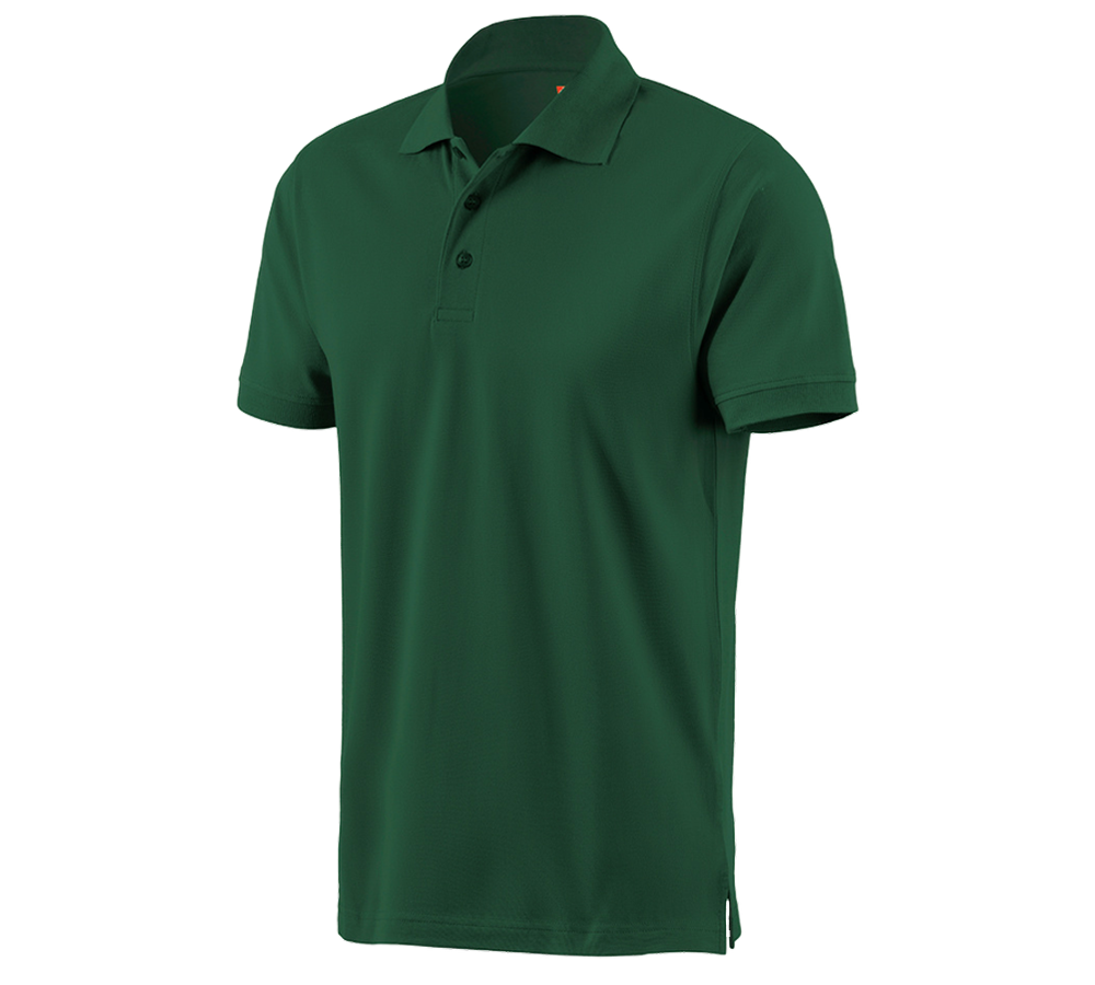 Shirts, Pullover & more: e.s. Polo shirt cotton + green