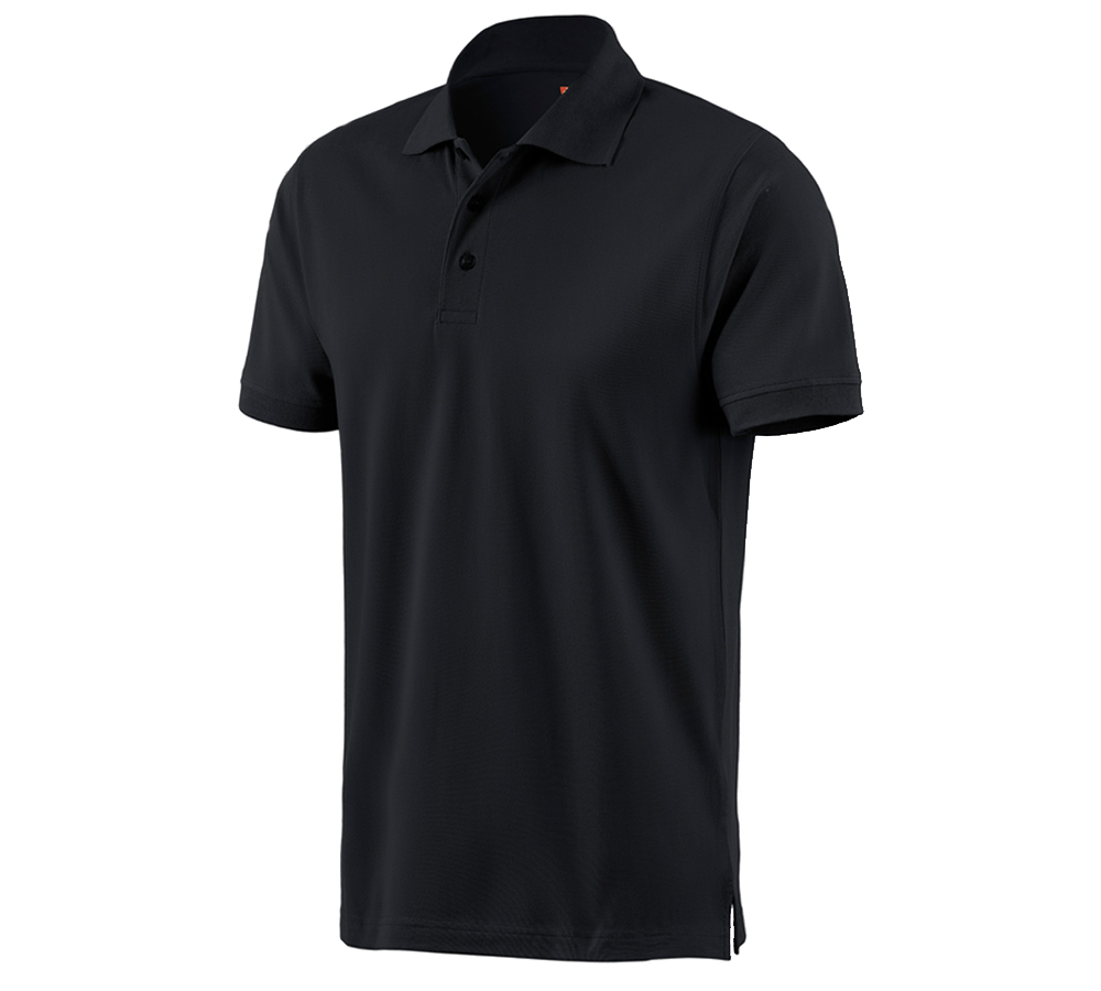 Shirts, Pullover & more: e.s. Polo shirt cotton + black