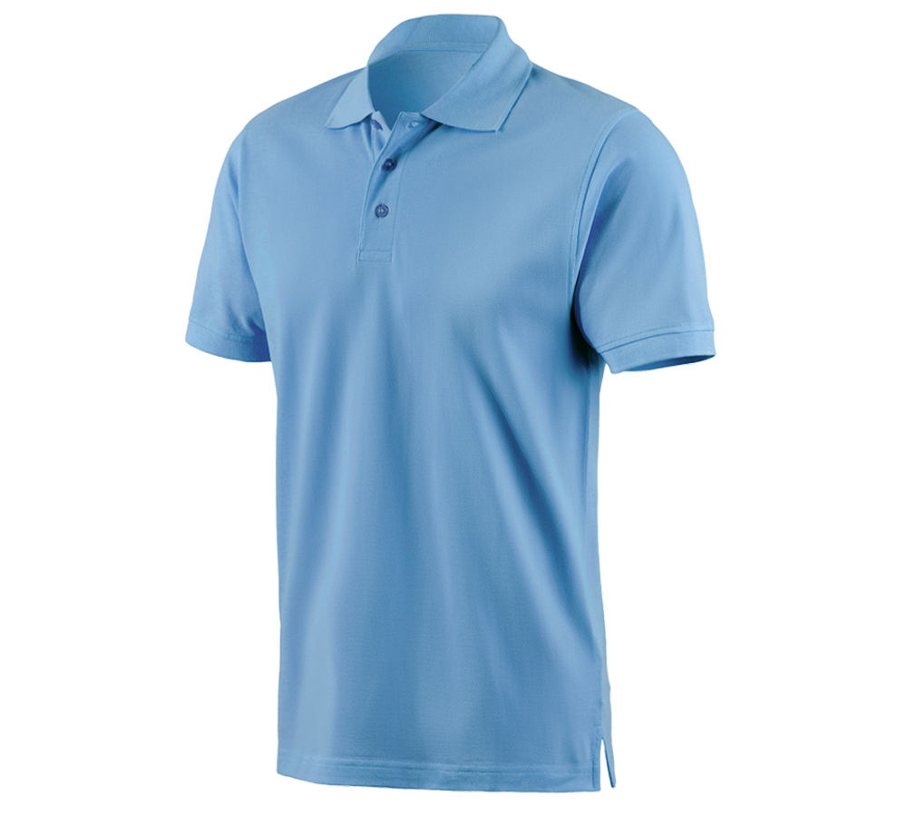 Galabau / Forst- und Landwirtschaft: e.s. Polo-Shirt cotton + azurblau