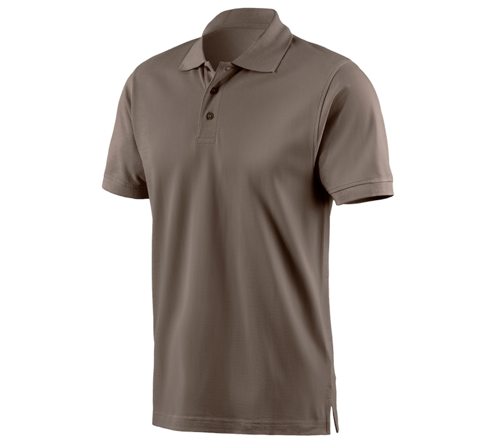 Shirts, Pullover & more: e.s. Polo shirt cotton + pebble