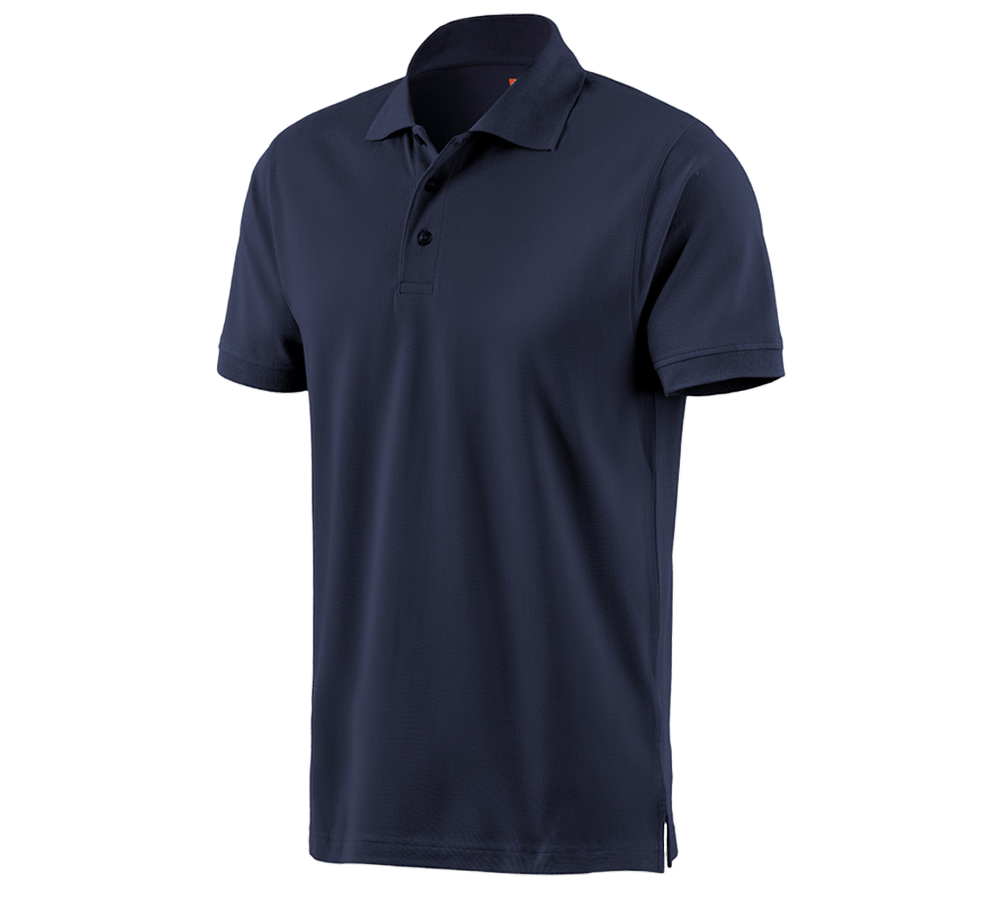 Shirts, Pullover & more: e.s. Polo shirt cotton + navy