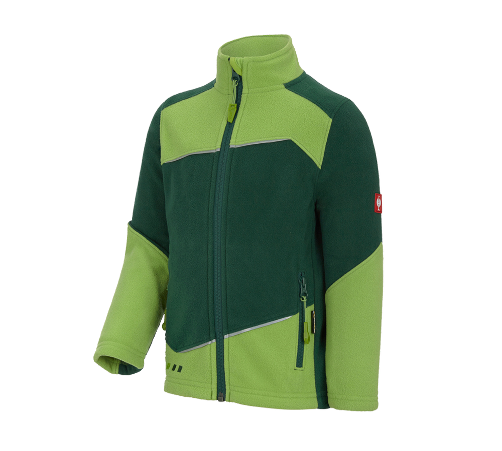 Jackets: Fleece jacket e.s.motion 2020, children's + green/sea green