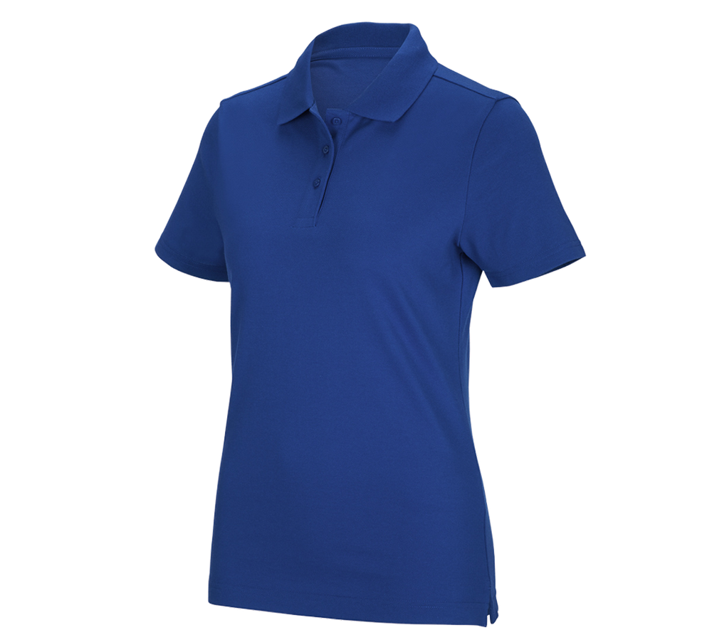 Shirts, Pullover & more: e.s. Functional polo shirt poly cotton, ladies' + royal