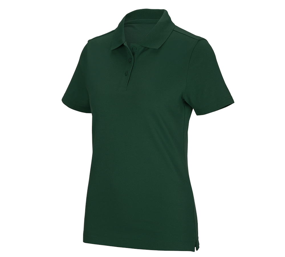Shirts, Pullover & more: e.s. Functional polo shirt poly cotton, ladies' + green