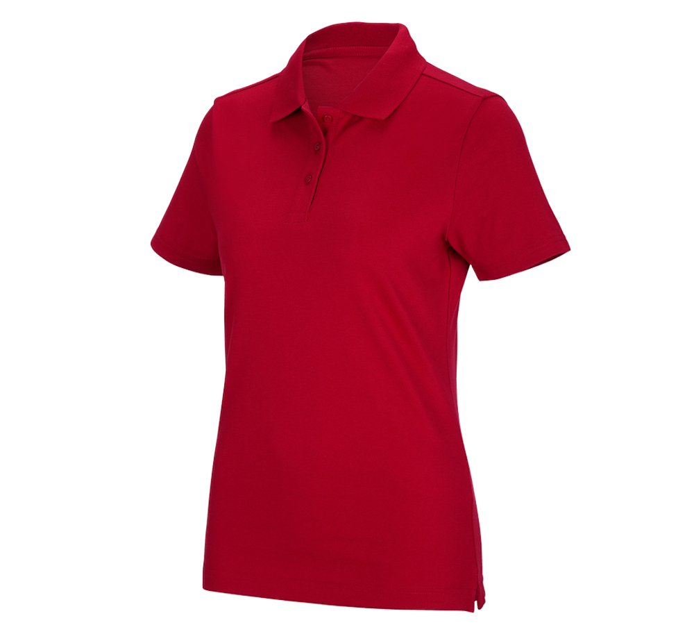 Shirts, Pullover & more: e.s. Functional polo shirt poly cotton, ladies' + fiery red