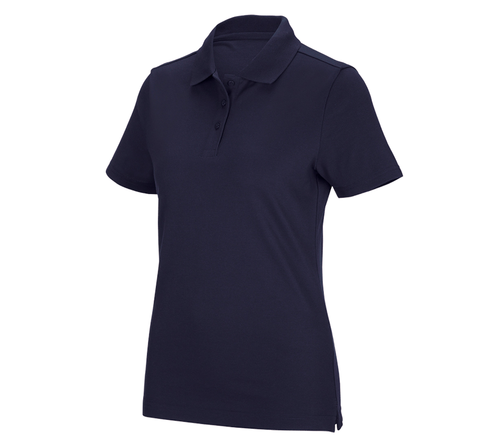 Shirts, Pullover & more: e.s. Functional polo shirt poly cotton, ladies' + navy