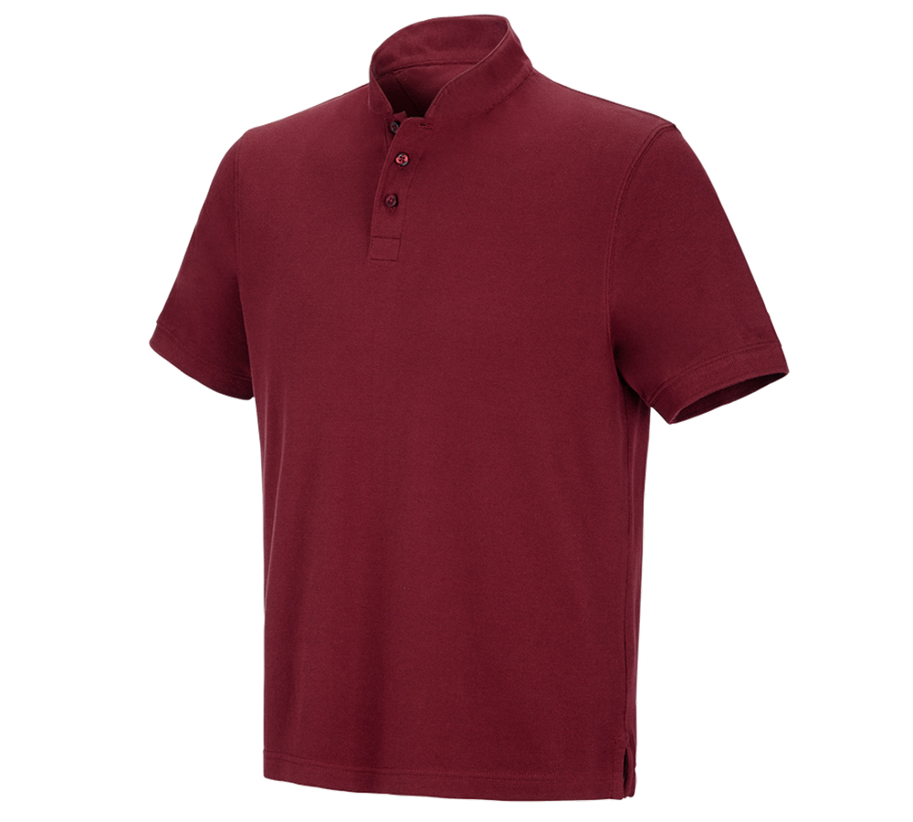 Galabau / Forst- und Landwirtschaft: e.s. Polo-Shirt cotton Mandarin + rubin