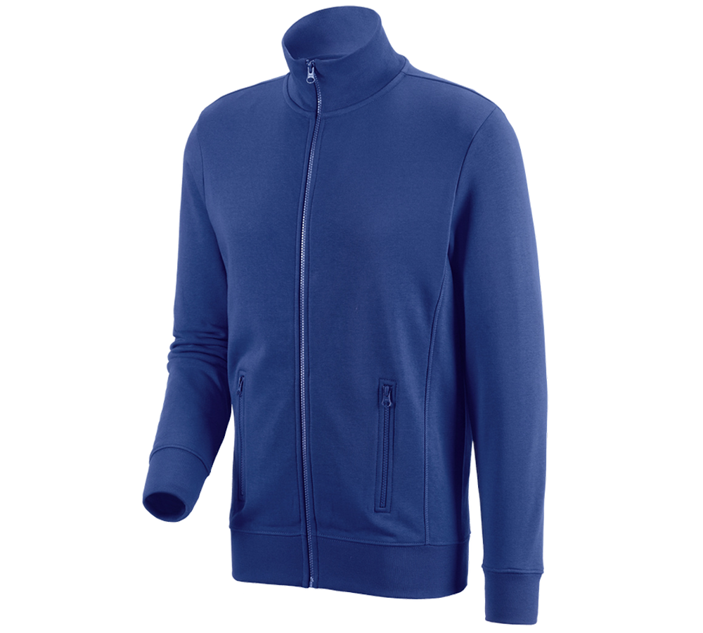 Shirts, Pullover & more: e.s. Sweat jacket poly cotton + royal