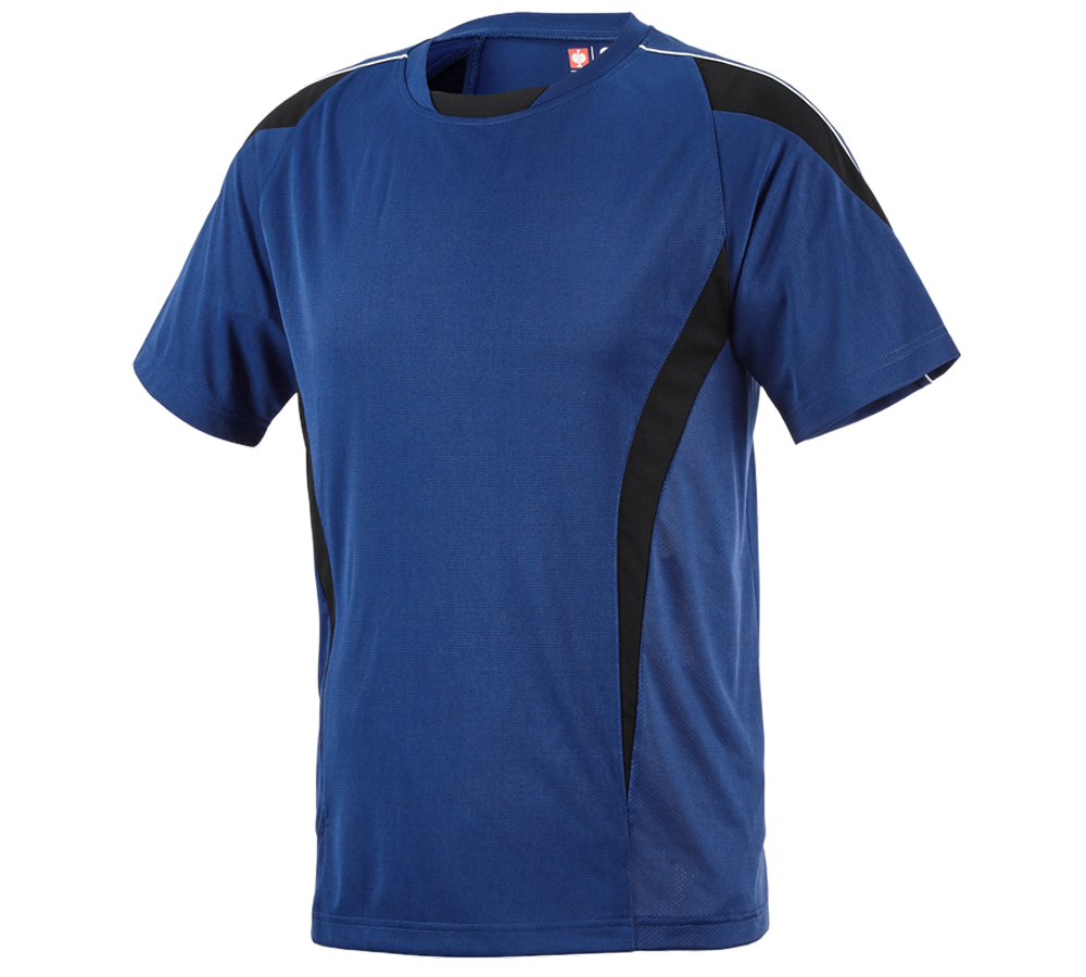 Shirts, Pullover & more: e.s. Functional T-shirt poly Silverfresh + royal/black