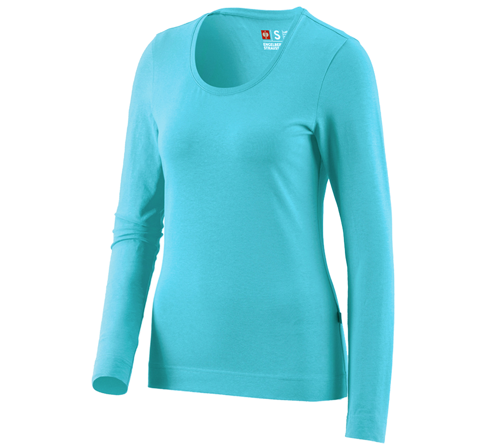 Shirts, Pullover & more: e.s. Long sleeve cotton stretch, ladies' + capri