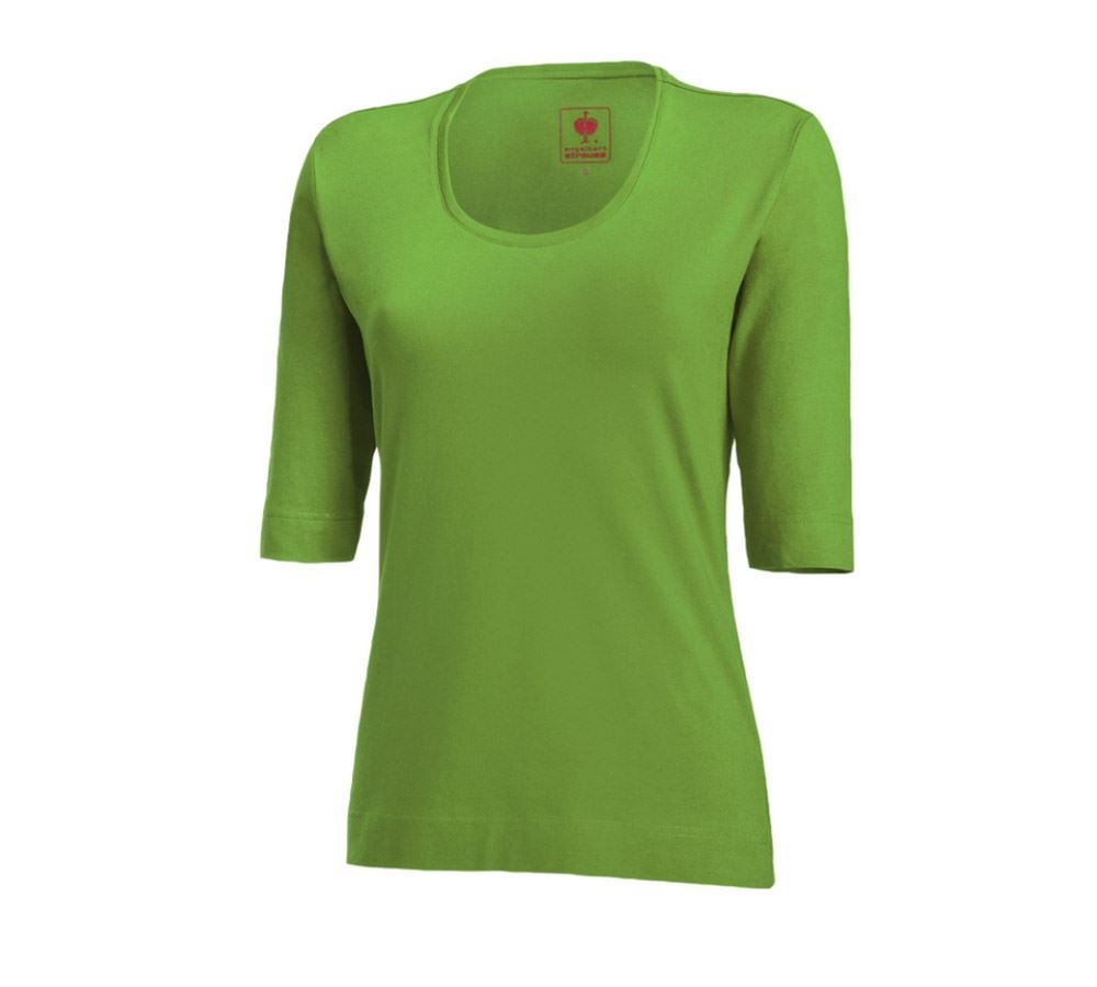 Shirts, Pullover & more: e.s. Shirt 3/4 sleeve cotton stretch, ladies' + seagreen