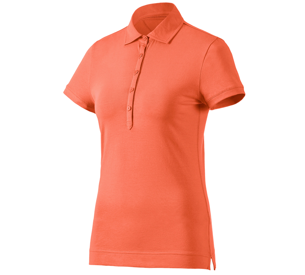Shirts, Pullover & more: e.s. Polo shirt cotton stretch, ladies' + nectarine